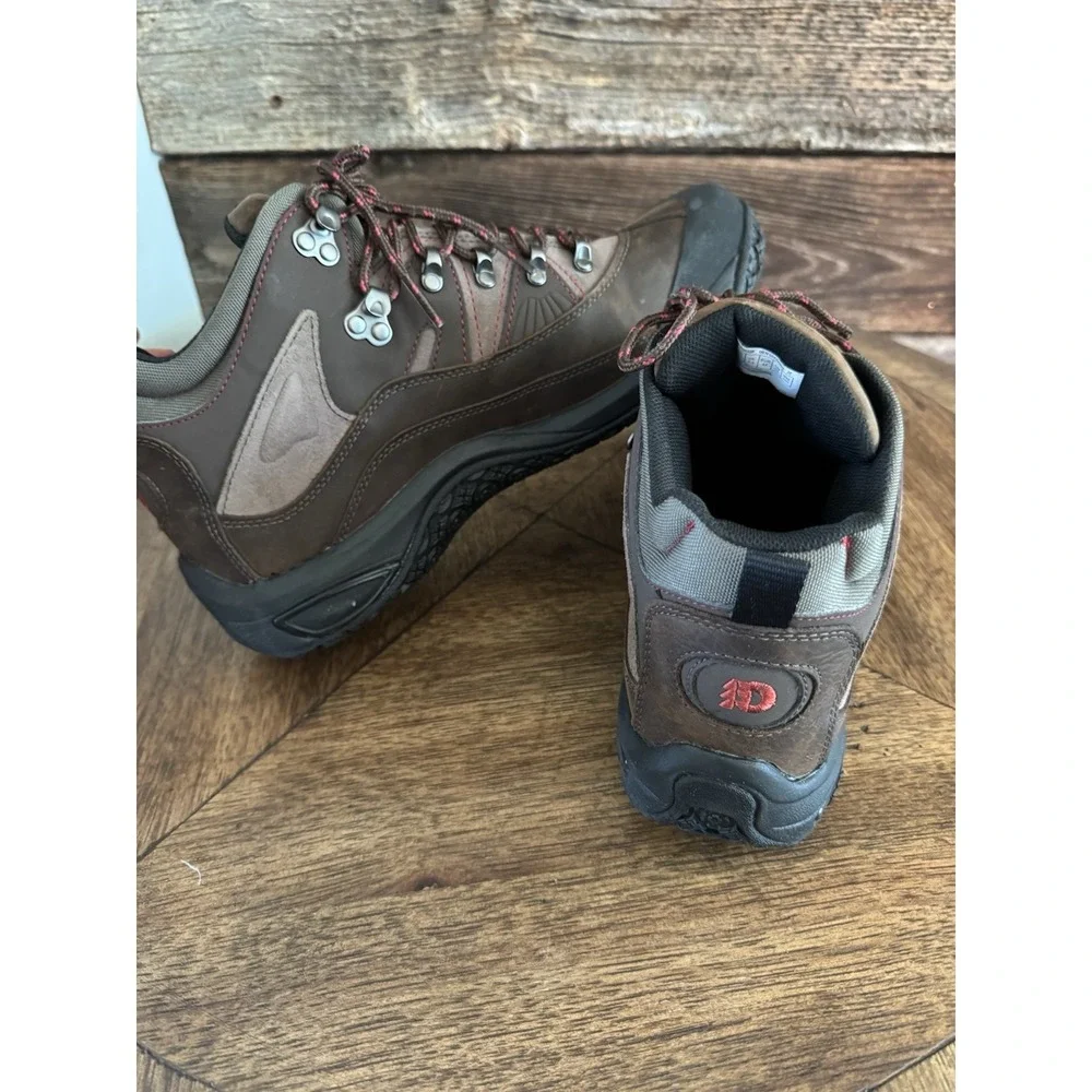 Dunham Boots Mens  Cloud Waterproof Trail Hiking Ankle Boot Browns Leather Sz 10